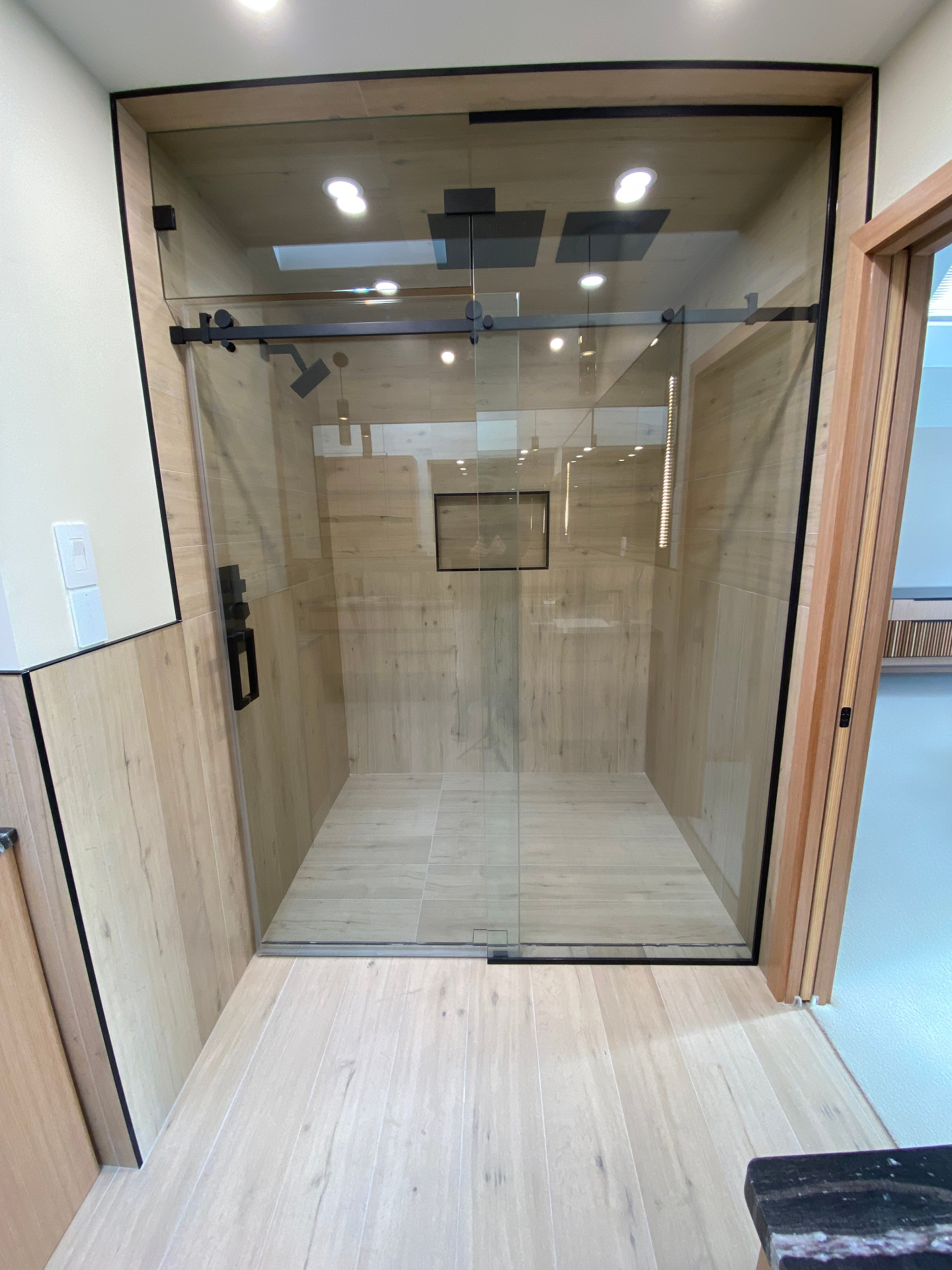 Walk-In Shower Build - Bathroom Remodeling project in Papillion, NE by David-Loren Construction